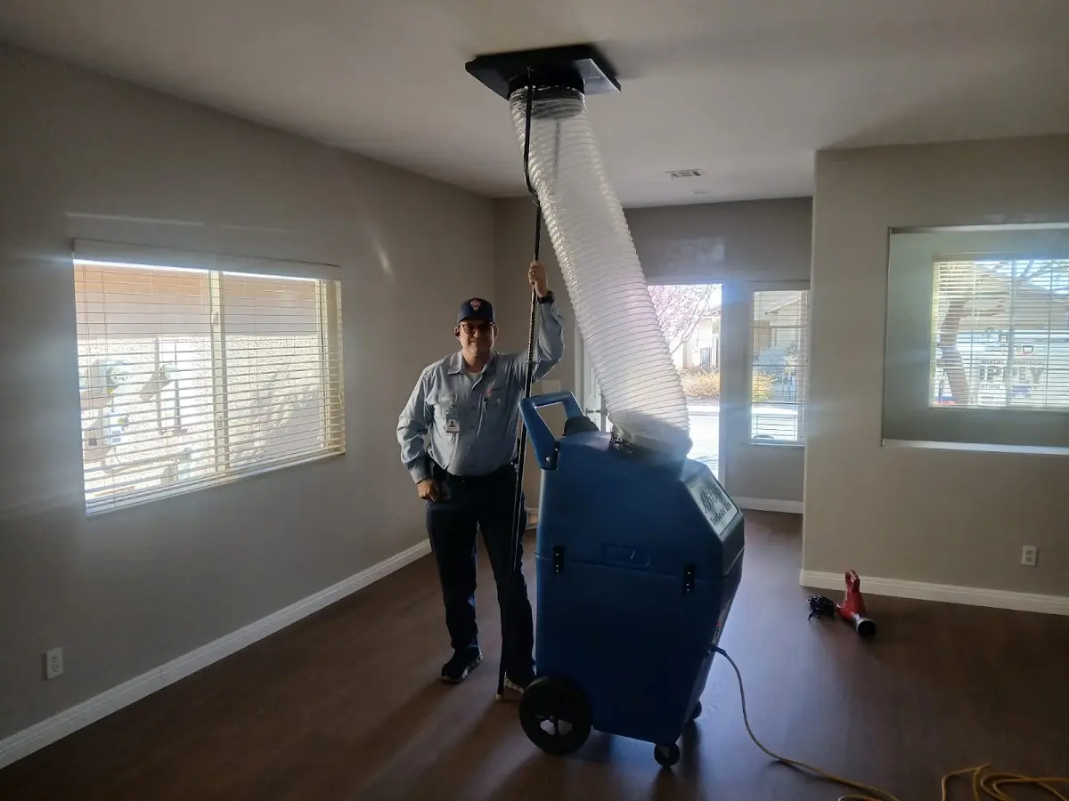 Professional Dryer Vent Cleaning work inside a Moreau home